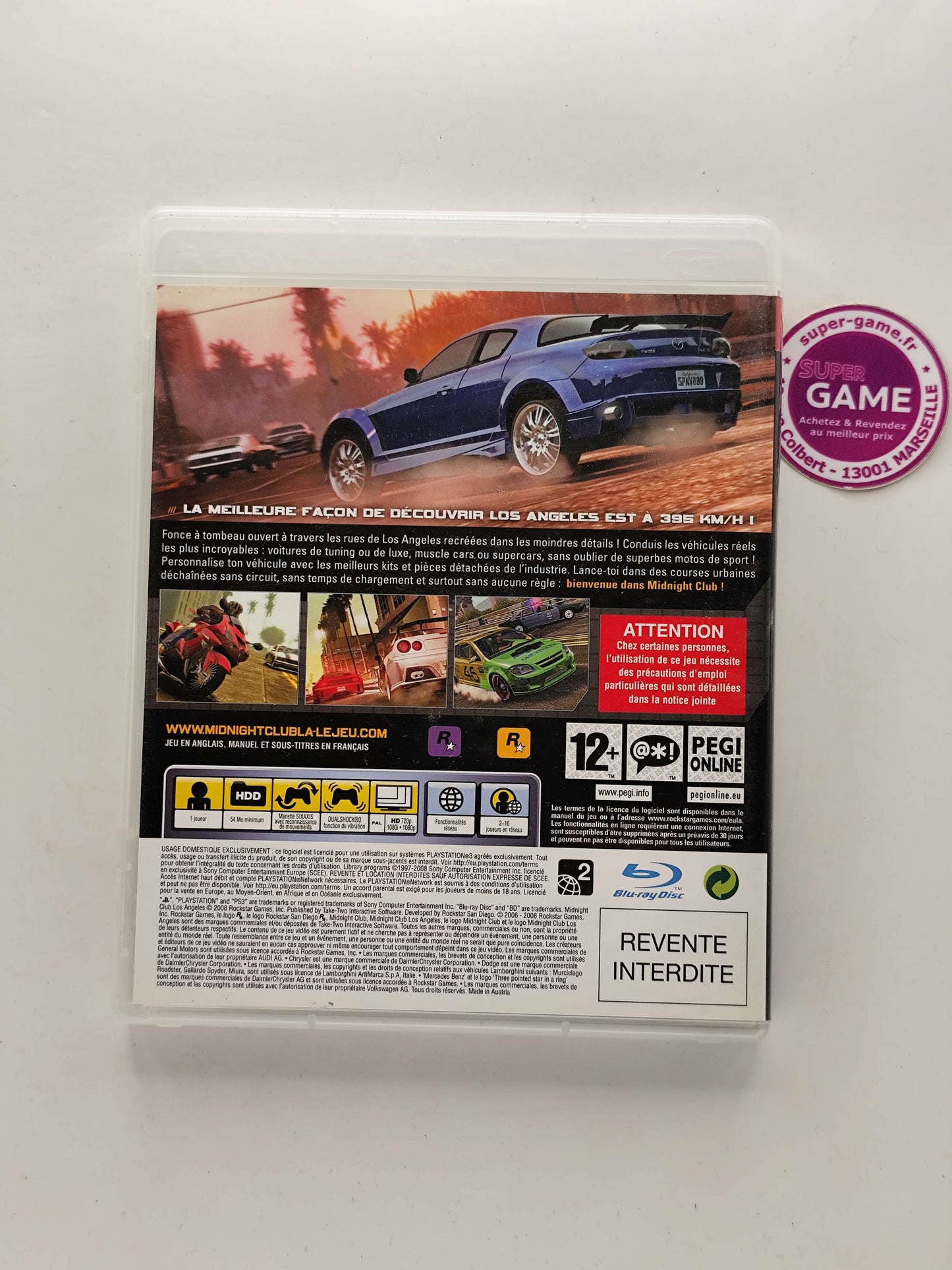 MIDNIGHT CLUB LOS ANGELES - PS3
