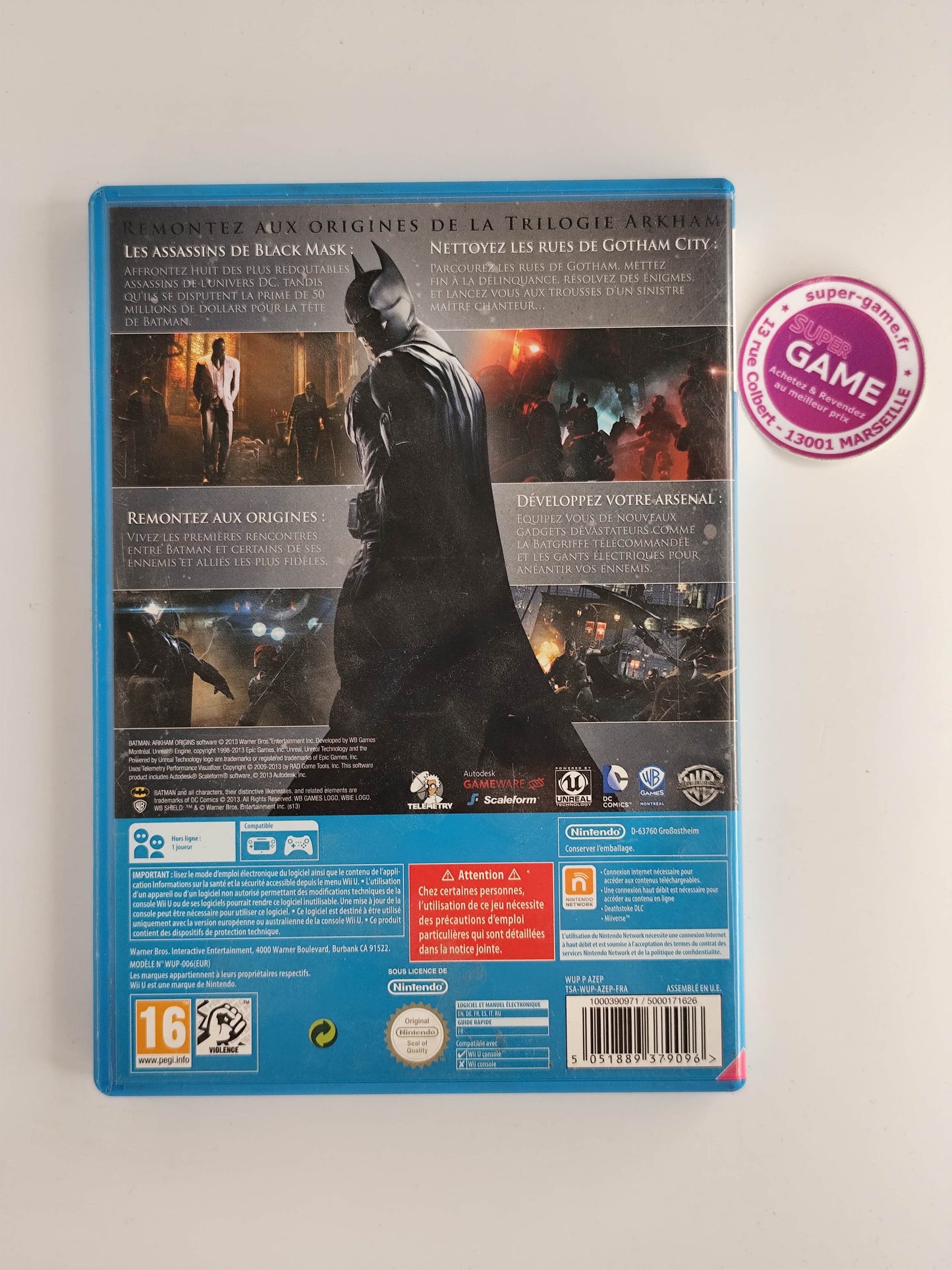 BATMAN ARKHAM ORIGINS - WiiU