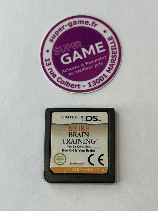 MORE BRAIN TRAINING FROM DR KAWASHIMA HOW OLD IS YOUR BRAIN ? - sans boite - DS