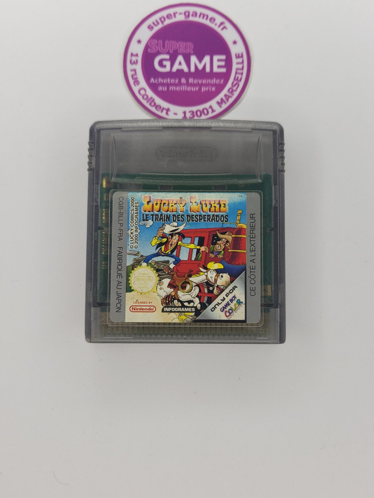 LUCKY LUKE LE TRAIN DES DESPERADOS - sans boite - GAMEBOY COLOR