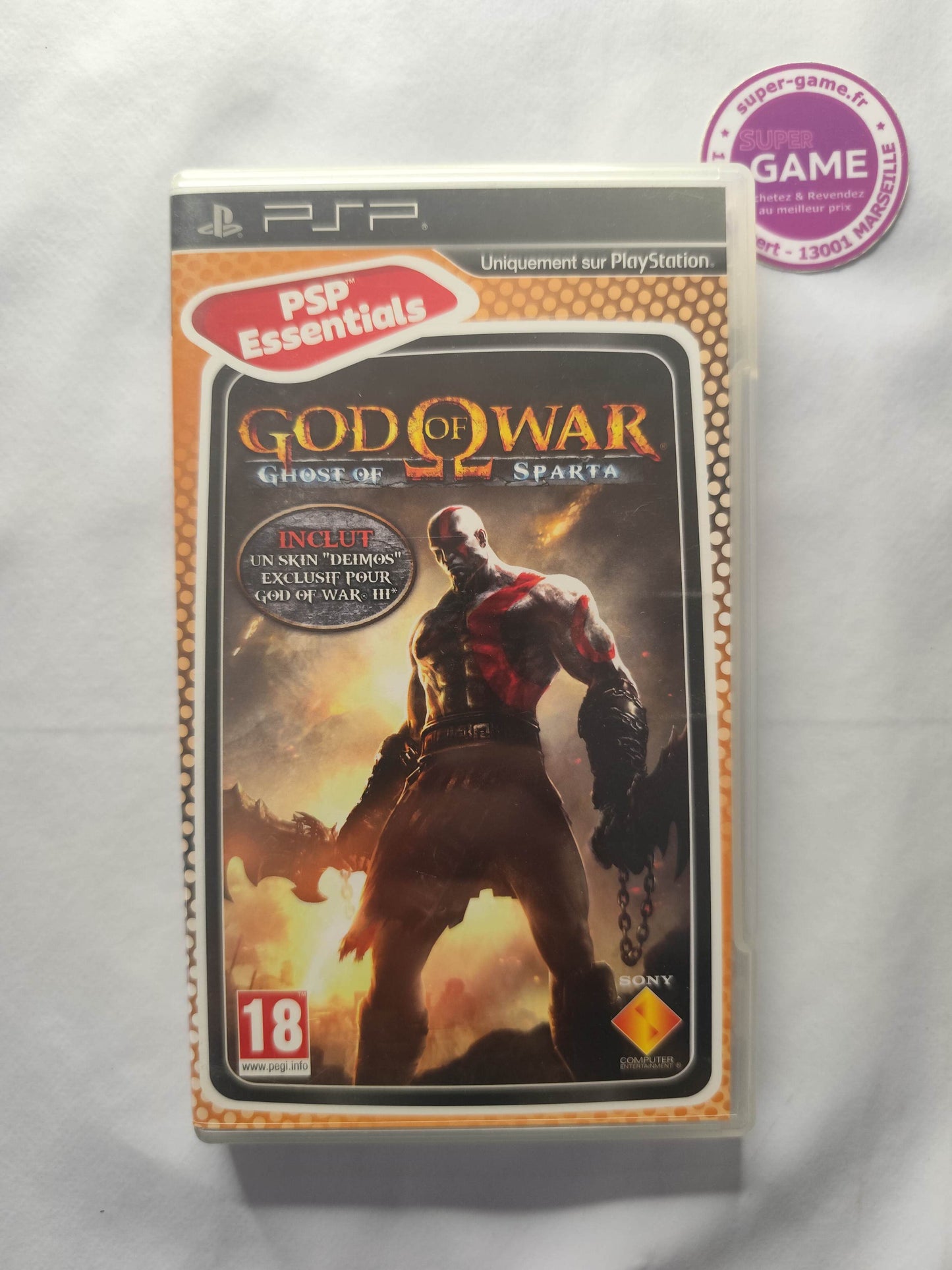 GOD OF WAR CHAINS OF SPARTA - Essentials - PSP