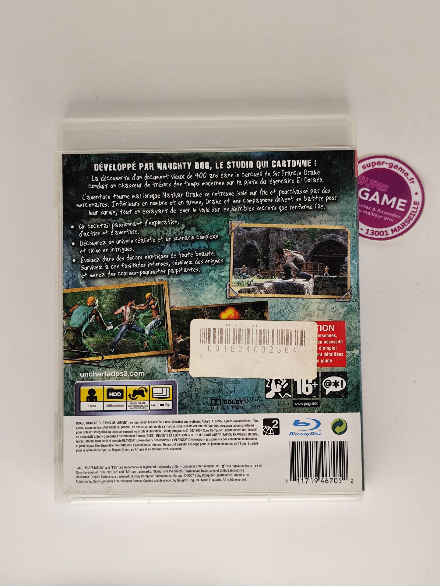 UNCHARTED DRAKE'S FORTUNE - PS3