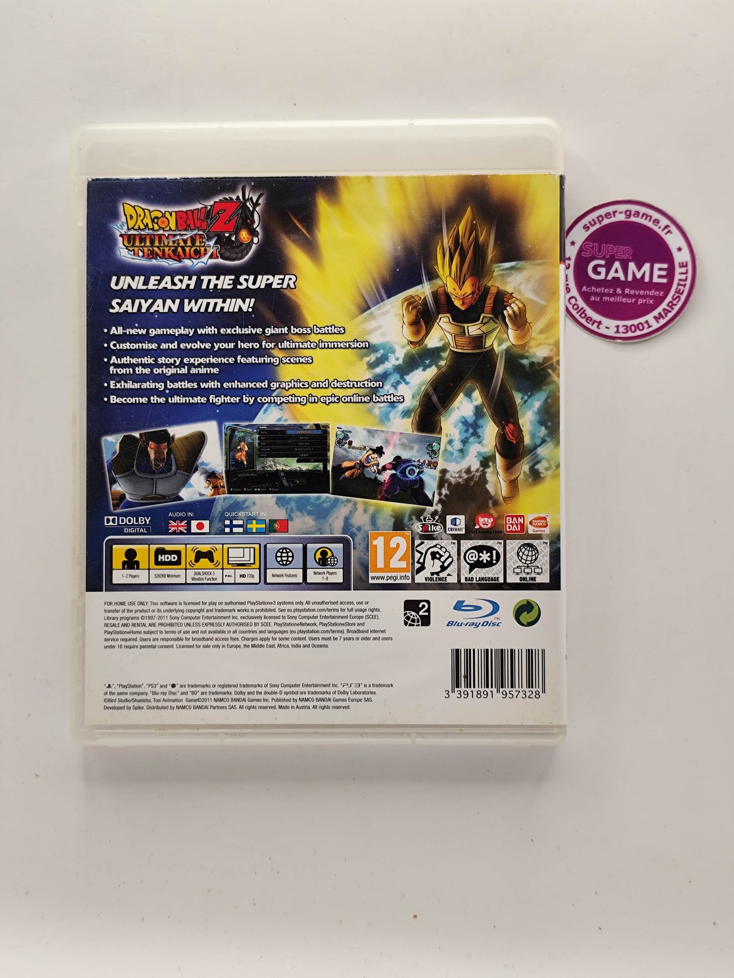 DRAGON BALL Z ULTIMATE TENKAICHI - PS3