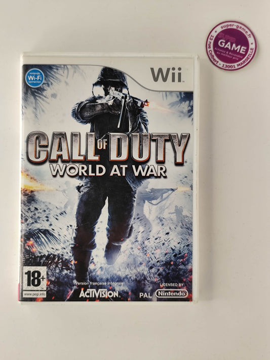 CALL OF DUTY WORLD AT WAR - Wii