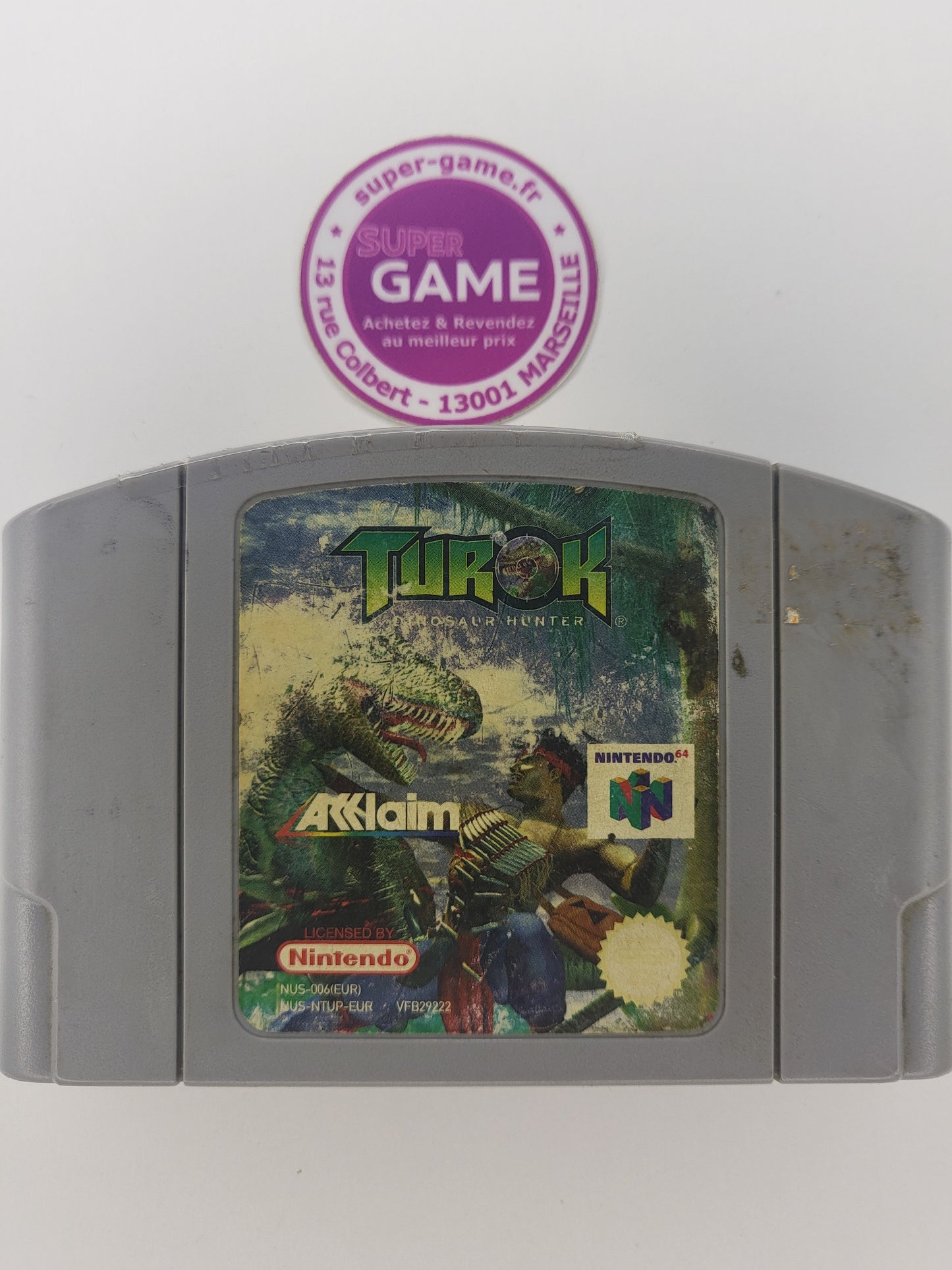 TUROK DINOSAUR HUNTER - sans boite - NINTENDO64
