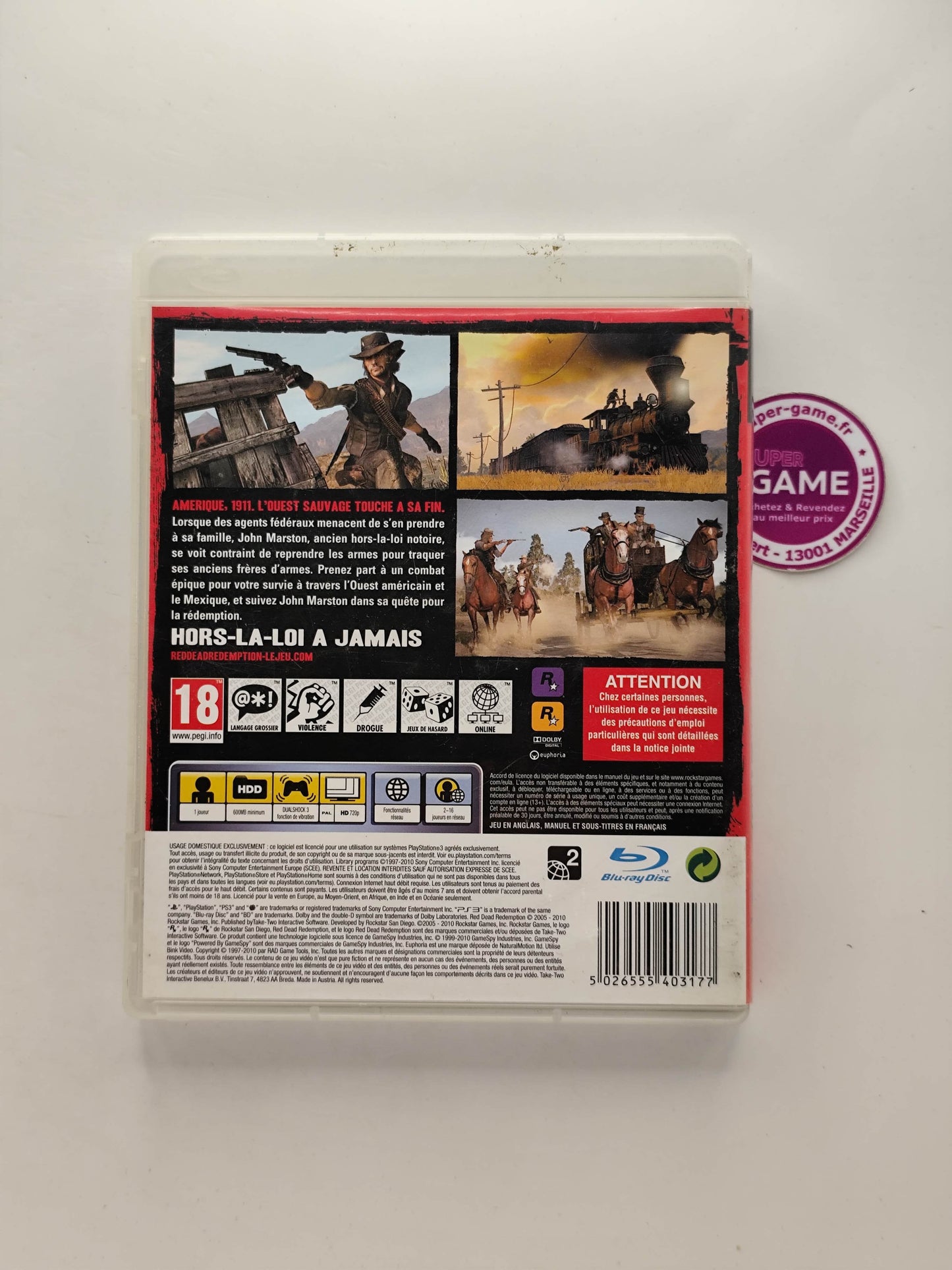 RED DEAD REDEMPTION - PS3