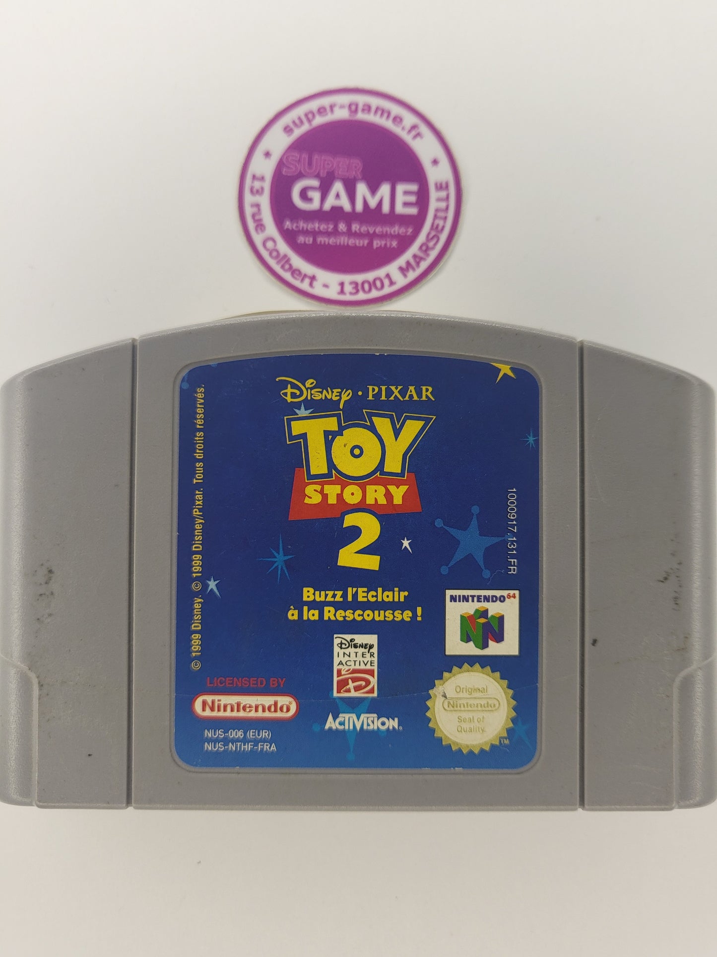 TOY STORY 2 BUZZ L'ECLAIR A LA RESCOUSSE - sans boite - NINTENDO64