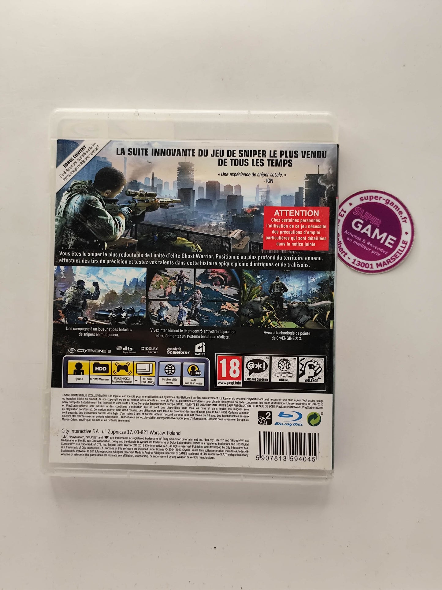 SNIPER 2 - PS3