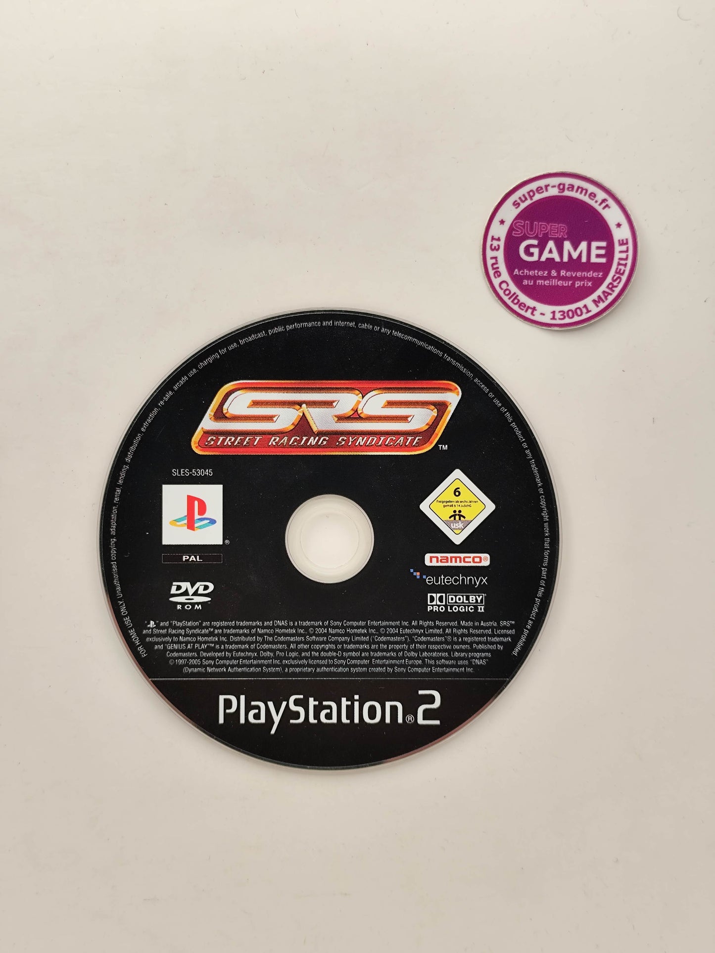 SRS STREET RACING SYNDICATE - PS2