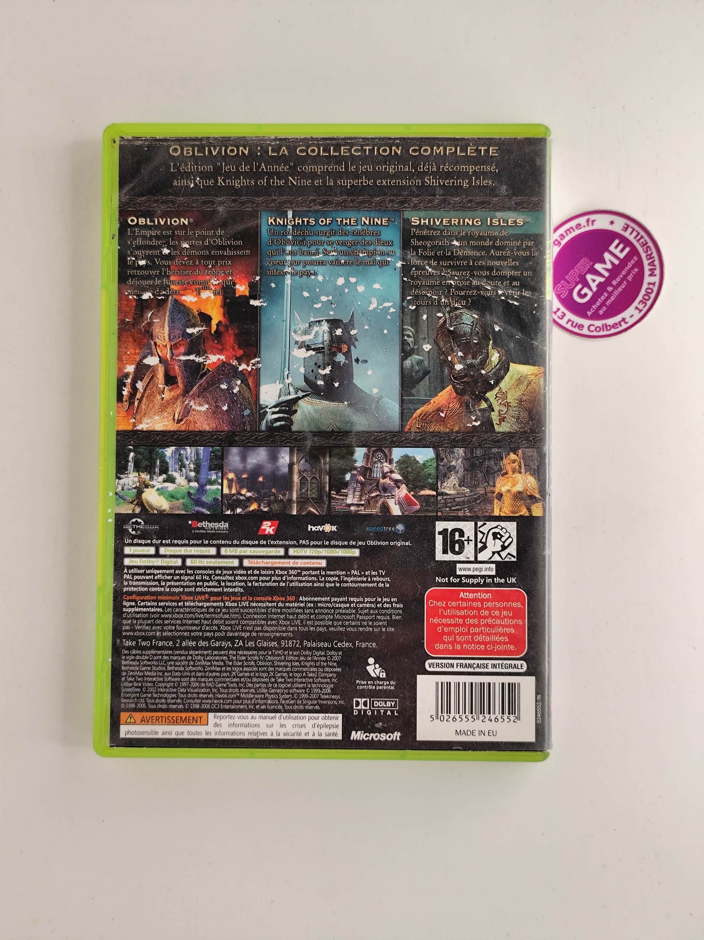 THE ELDER SCROLLS IV OBLIVION - XBOX360
