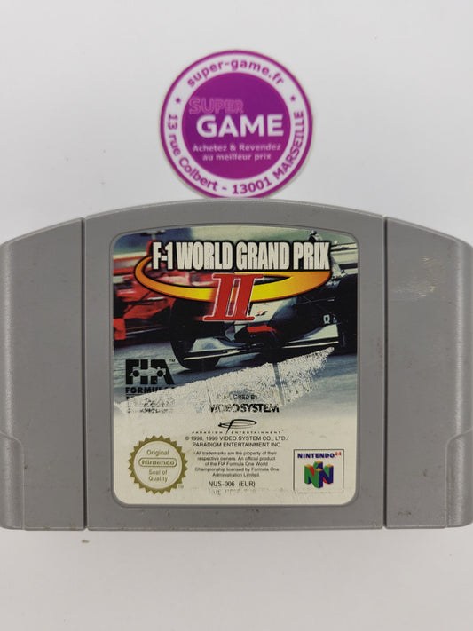 F-1 WORLD GRAND PRIX II - sans boite - NINTENDO64