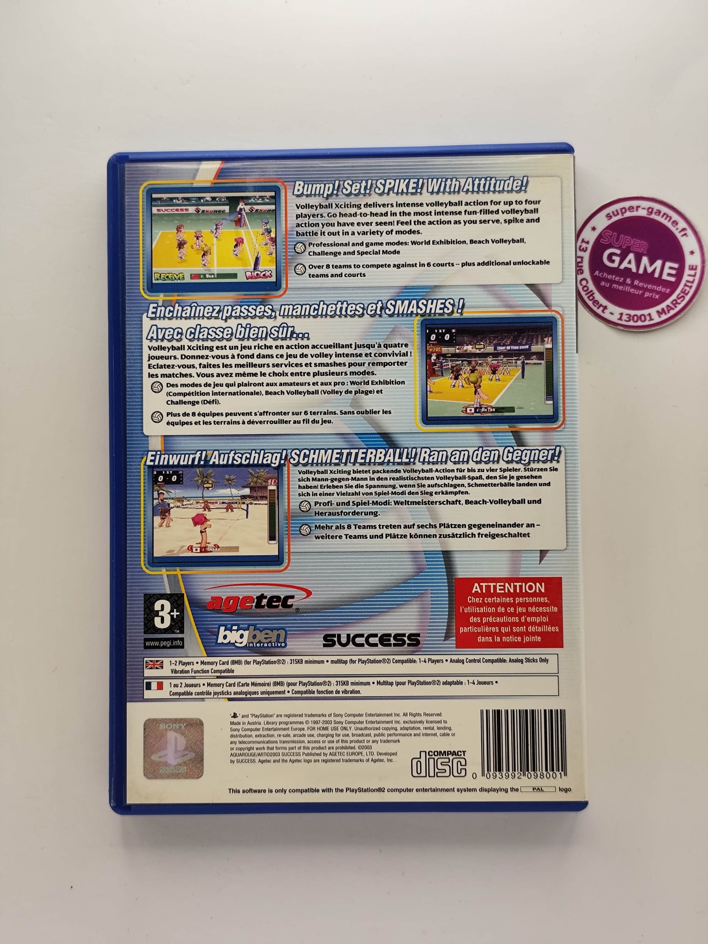 VOLLEYBALL XCITING - PS2