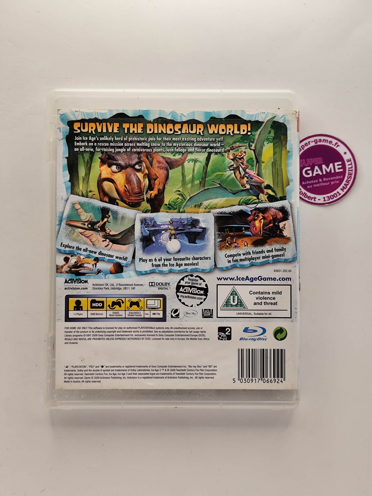 ICE AGE DAWN OF THE DINOSAURS - PS3