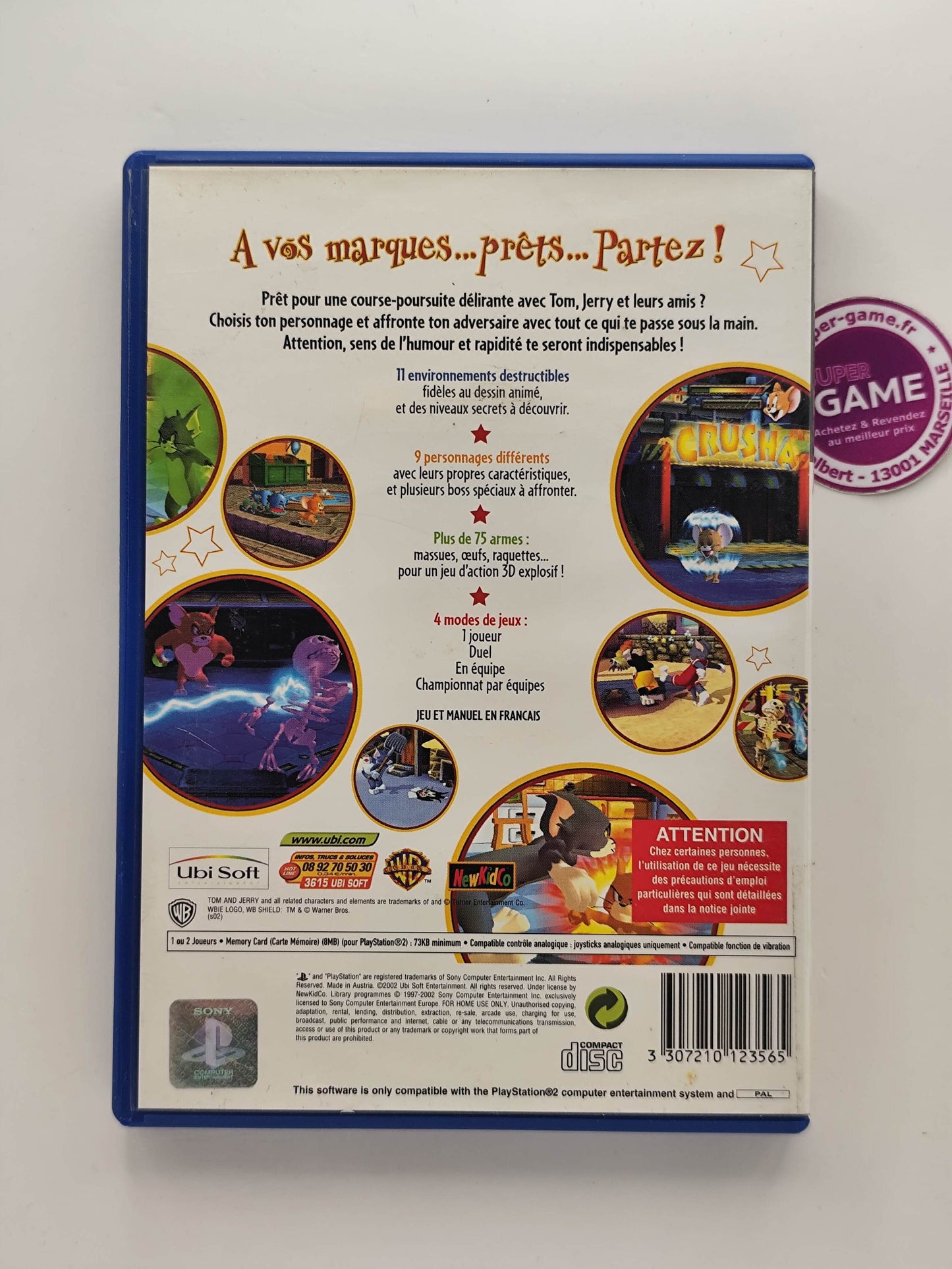 TOM & JERRY SEMENT LA PAGAILLE - PS2