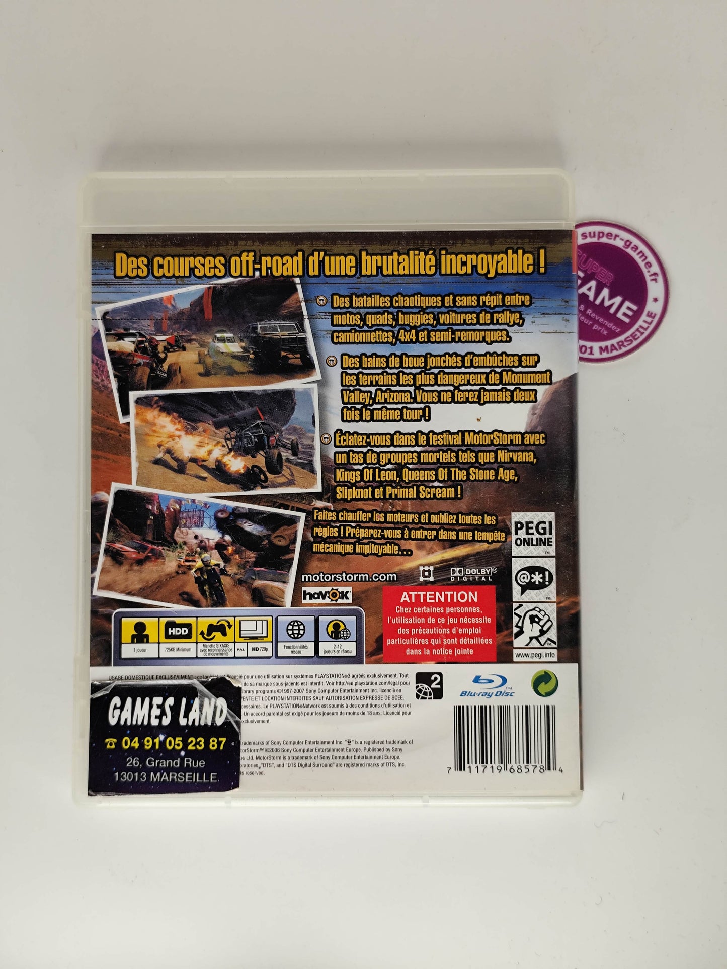 MOTOR STORM - PS3