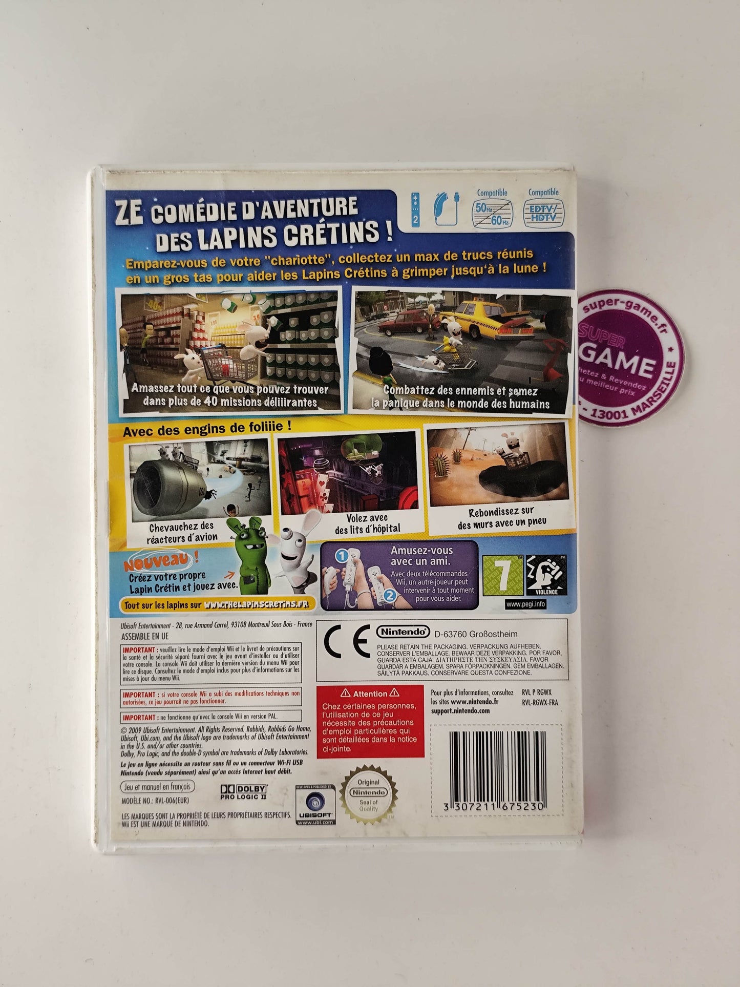 LES LAPINS CRETINS LA GROSSE AVENTURE - Wii