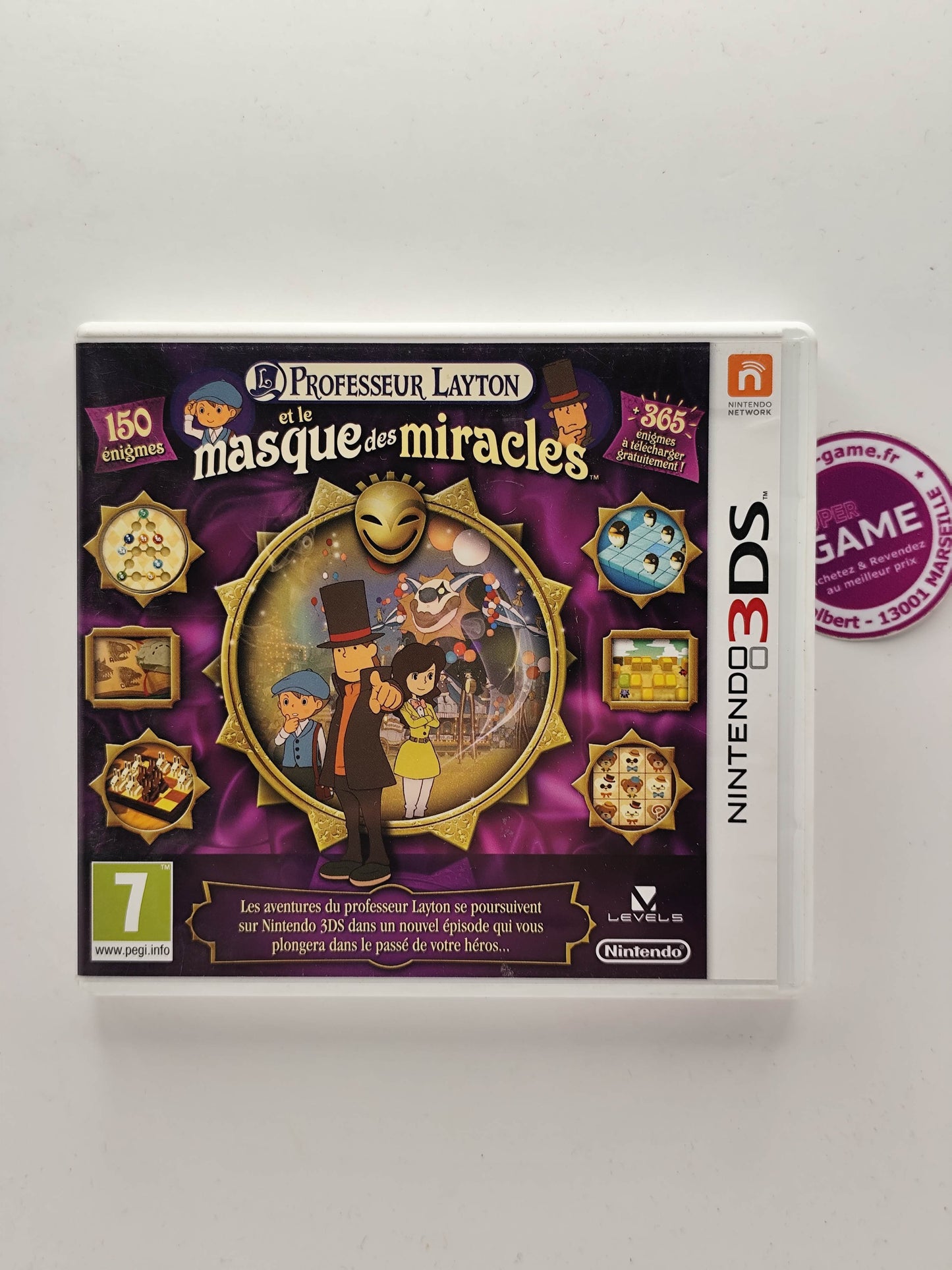 PROFESSEUR LAYTON ET LE MASQUE DES MIRACLES - 3DS