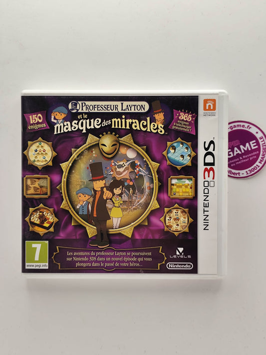 PROFESSEUR LAYTON ET LE MASQUE DES MIRACLES - 3DS
