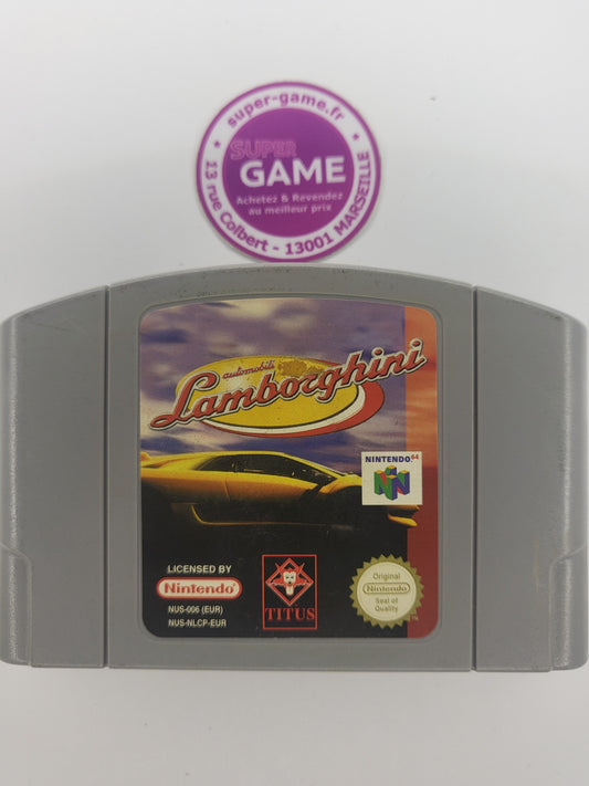 AUTOMOBILI LAMBORGHINI - sans boite - NINTENDO64