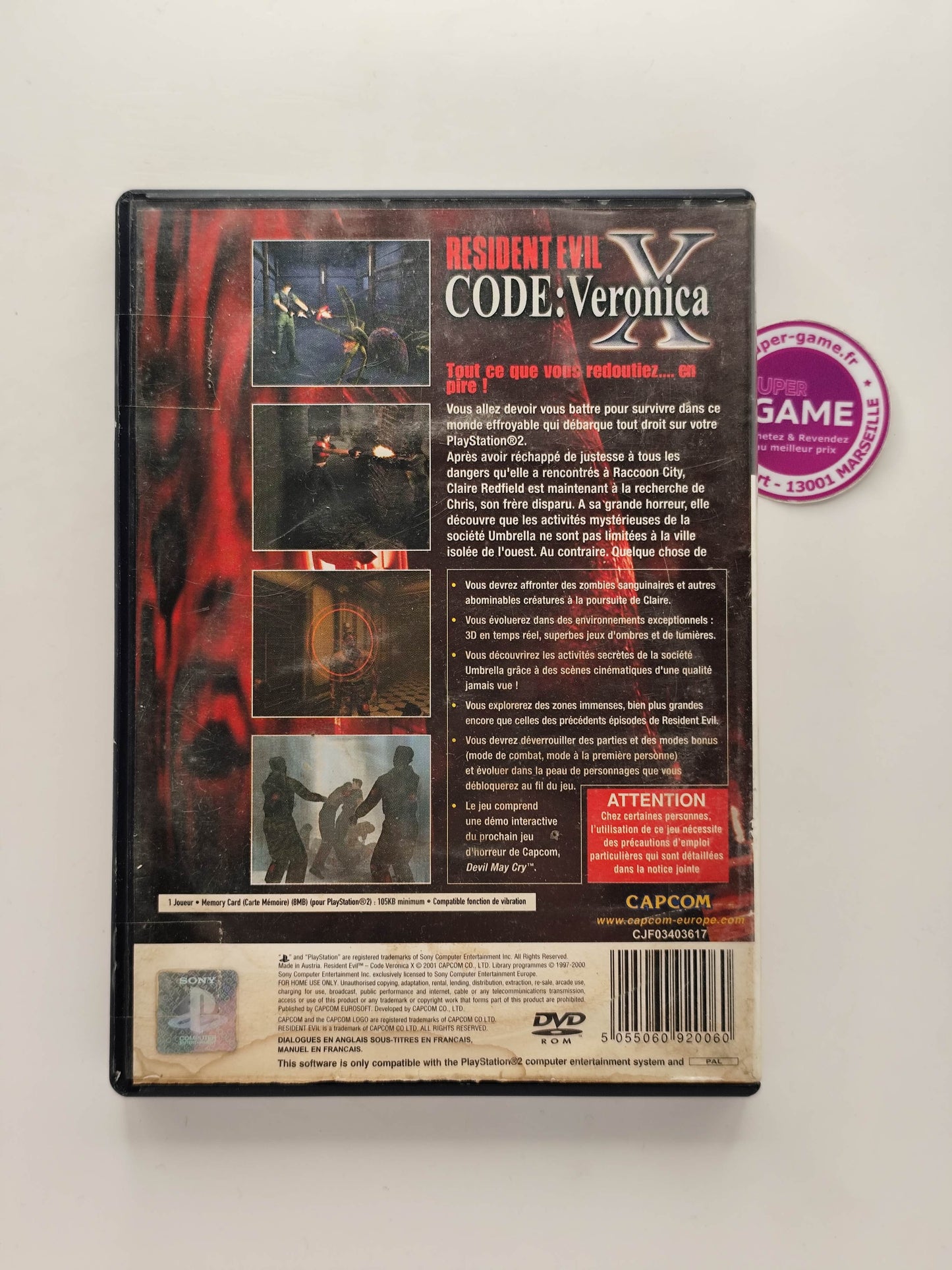 RESIDENT EVIL CODE VERONICA X - PS2
