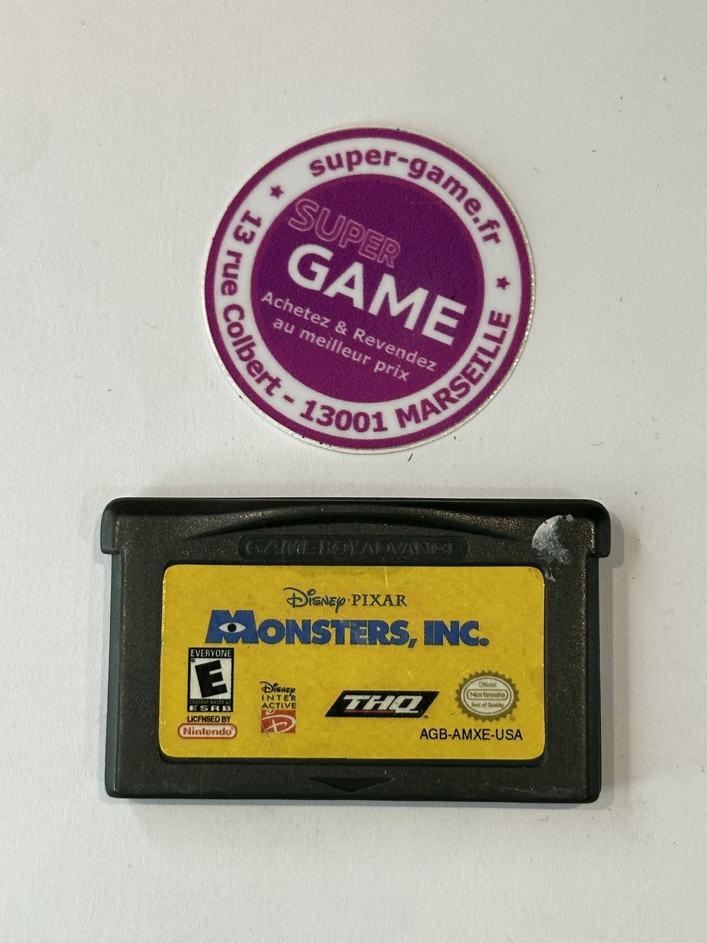 MONSTER,INC. - sans boite - GAMEBOY ADVANCE