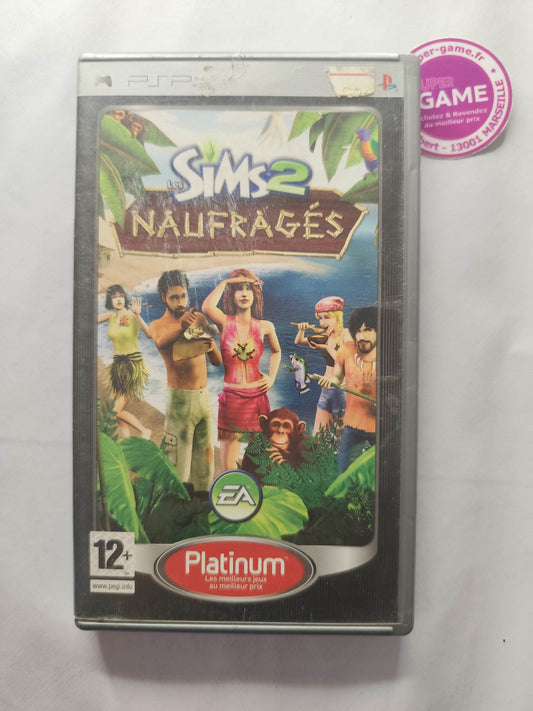 LES SIMS 2 NAUFRAGÉS - Platinum - PSP