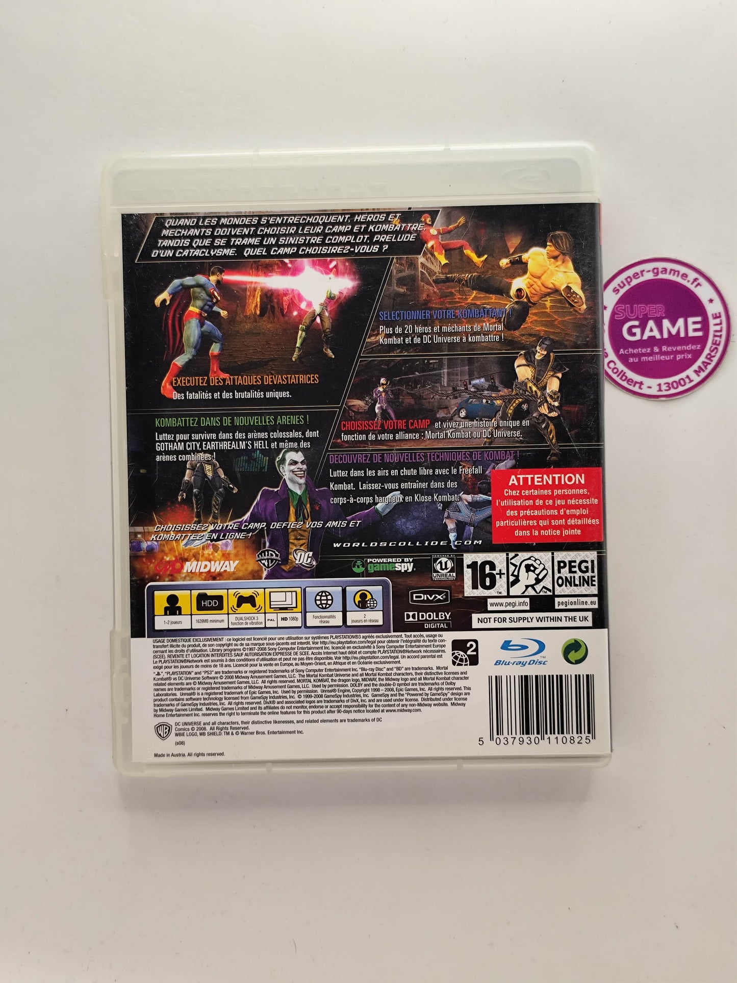 MORTAL KOMBAT VS DC UNIVERSE - PS3