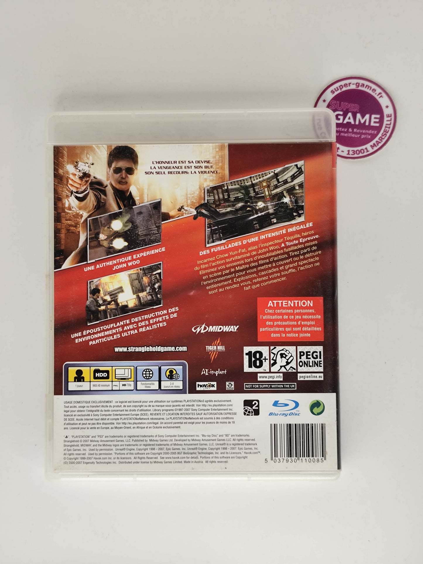 JOHN WOO PRESENTS STRANGLEHOLD - PS3