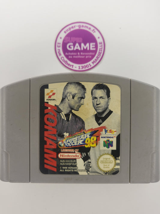 INTERNATIONAL SUPERSTAR SOCCER 98 - sans boite - NINTENDO64