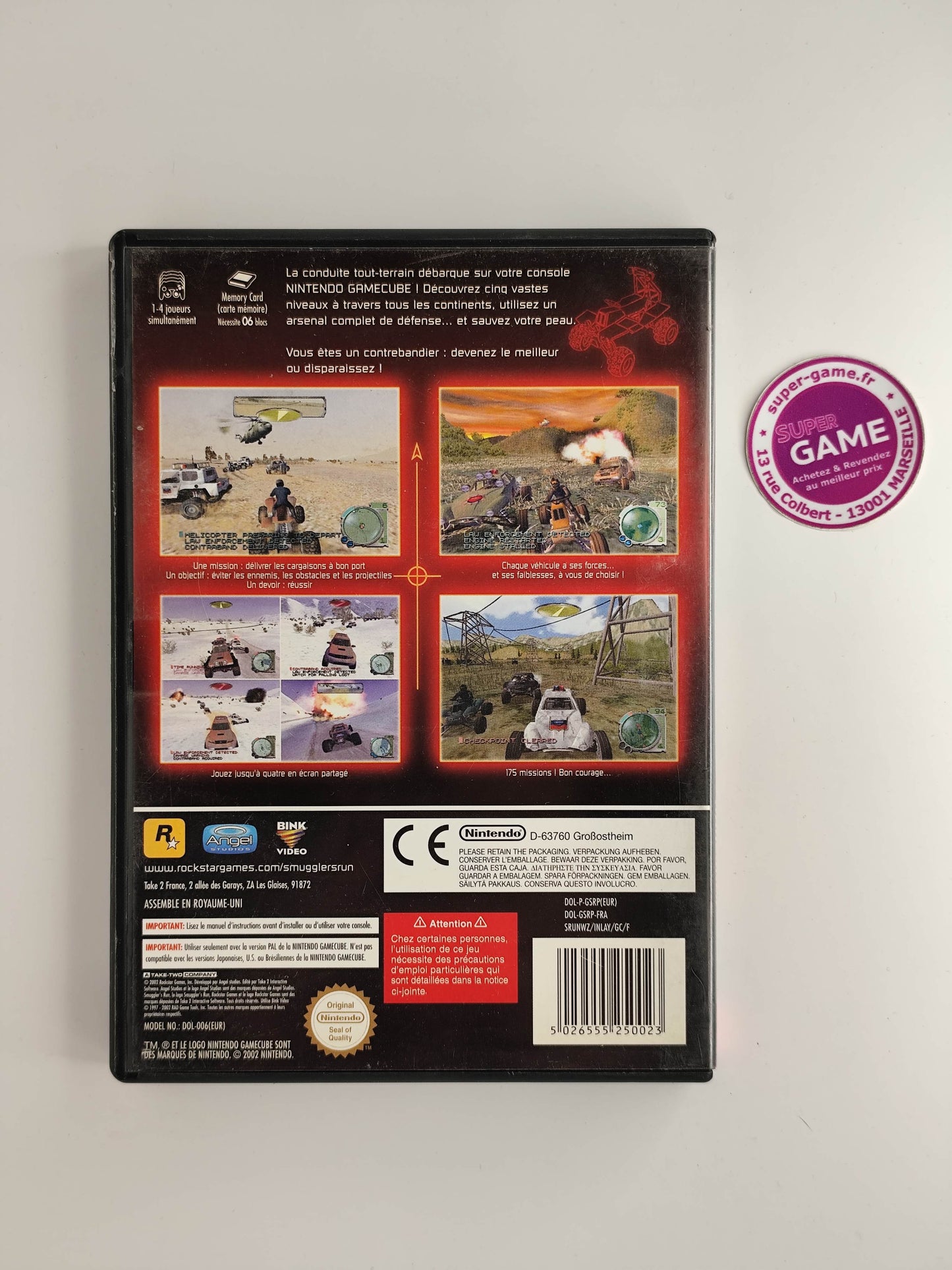 SMUGGLER'S RUN WARZONES - GameCube