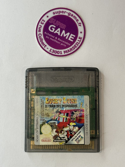 LUCKY LUKE LE TRAIN DES DESPERADOS - sans boite - GAMEBOY COLOR