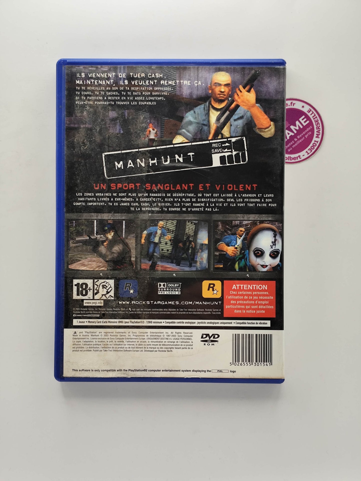 MANHUNT - PS2