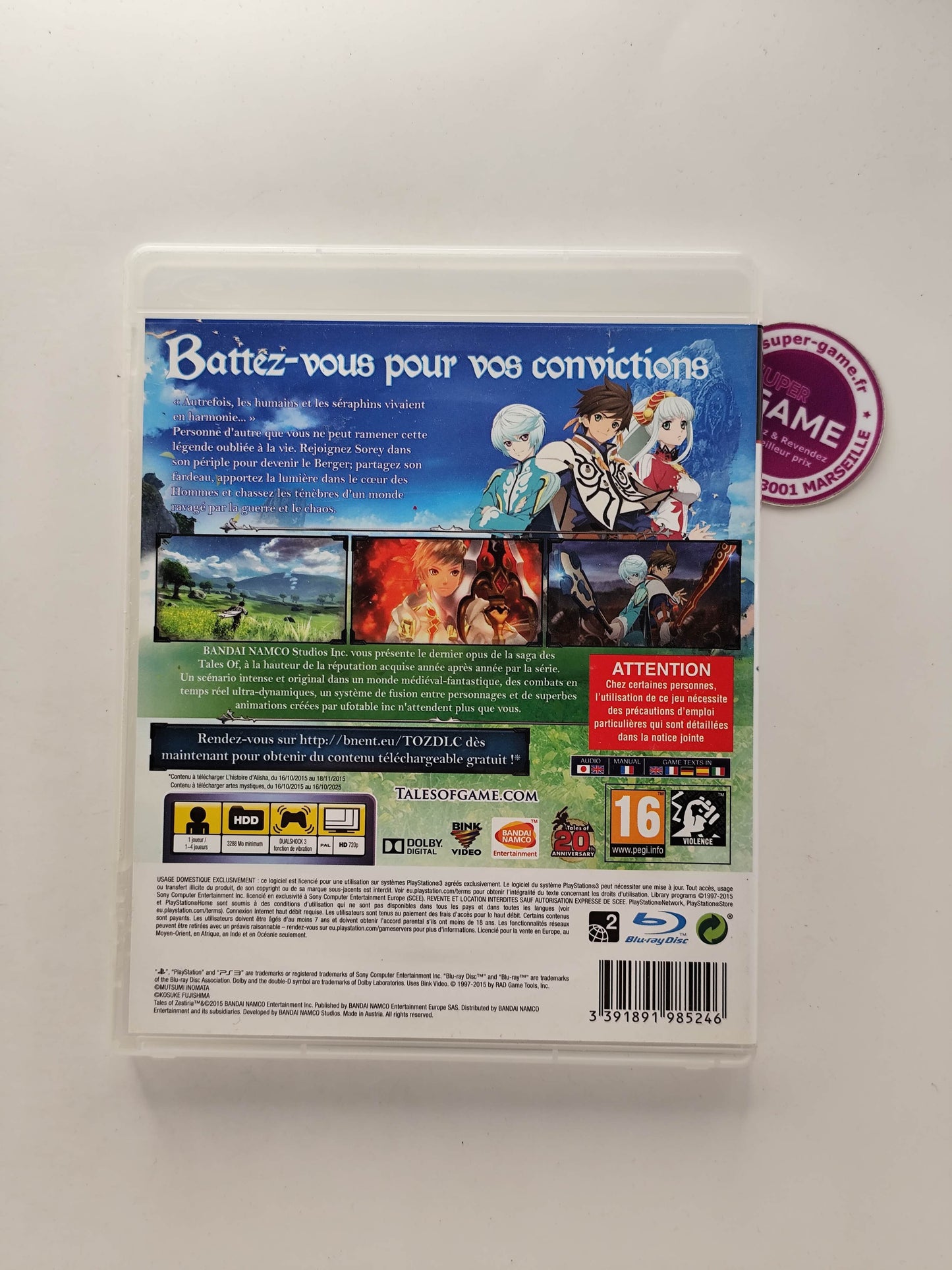 TALES OF ZESTIRIA - PS3