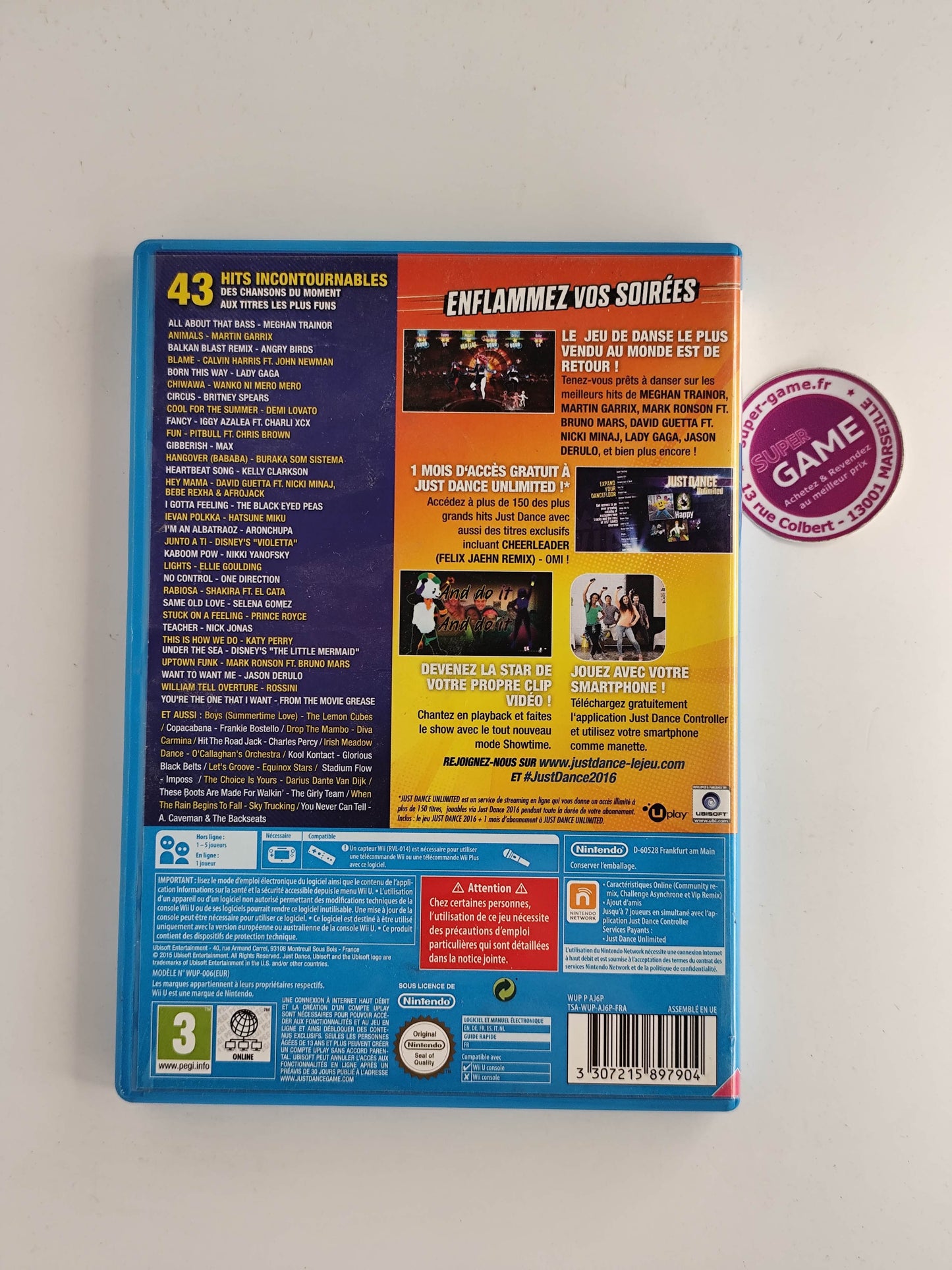 JUST DANCE 2016 - WiiU