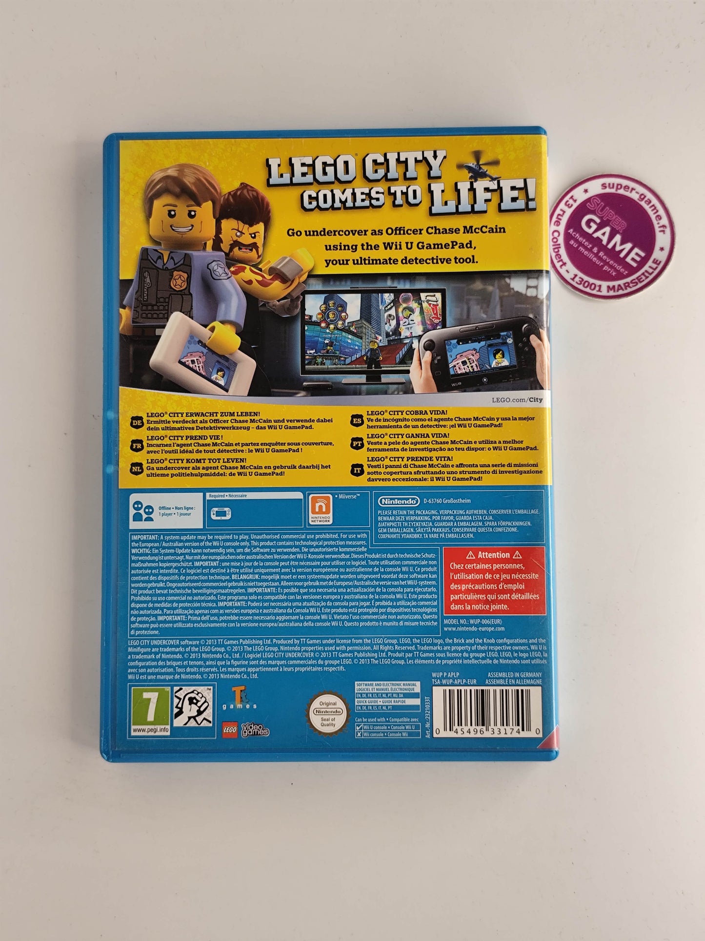 LEGO CITY UNDERCOVER - WiiU
