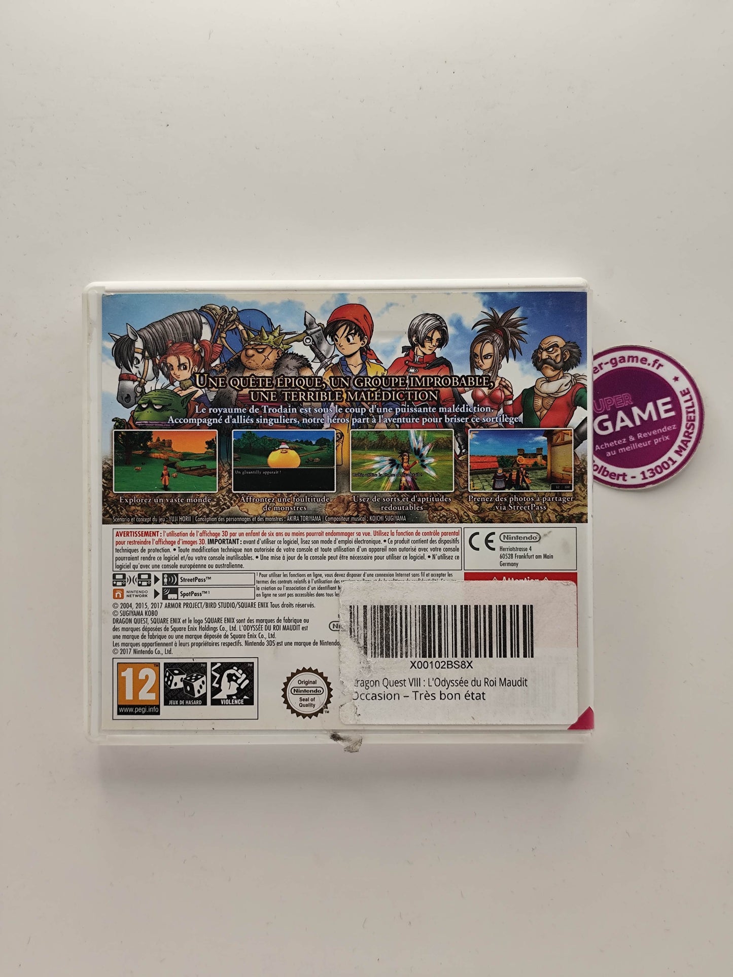 DRAGON QUEST VIII L'ODYSSEE DU ROI MAUDIT - 3DS