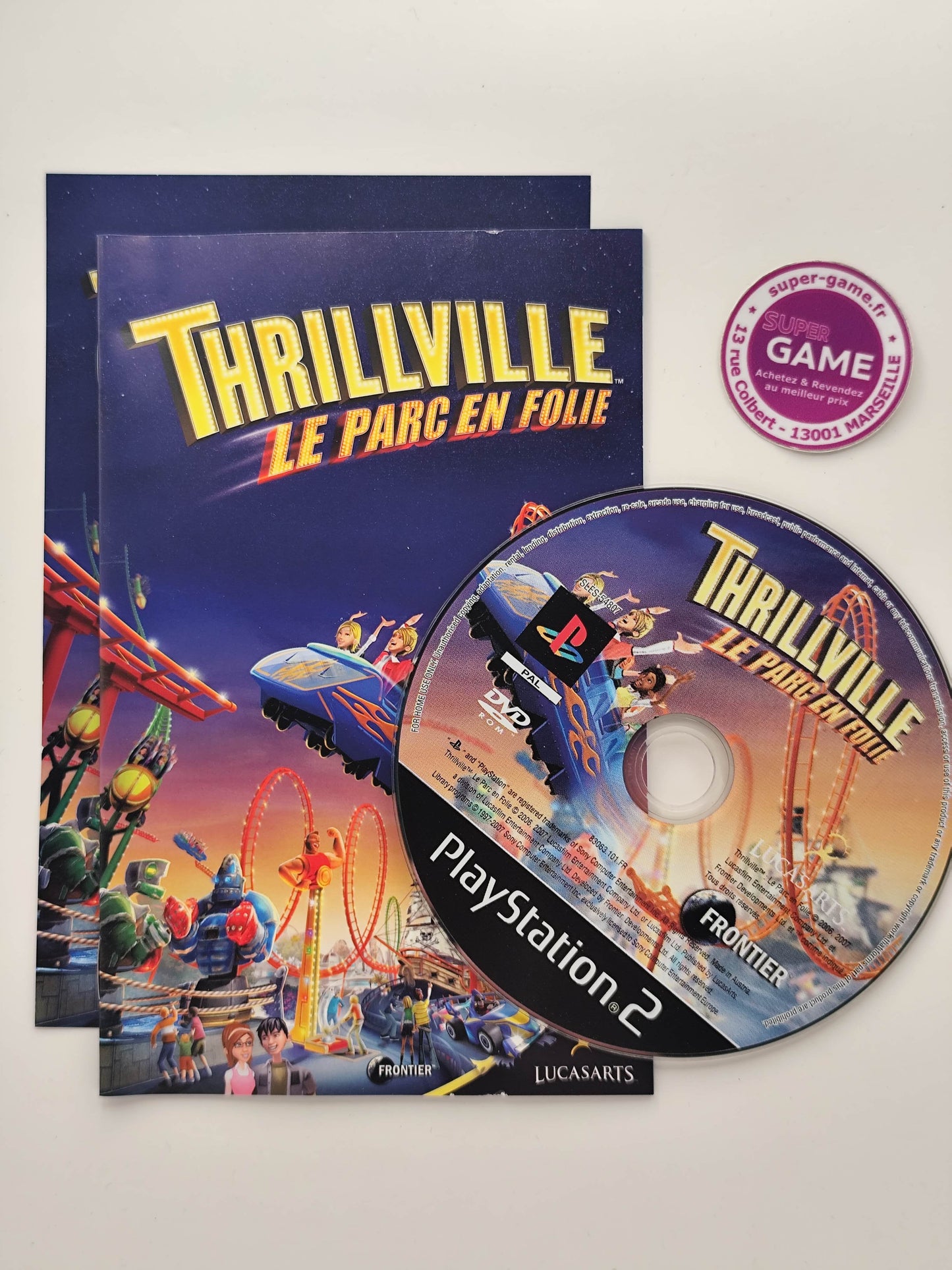 THRILLVILLE LE PARC EN FOLIE - PS2