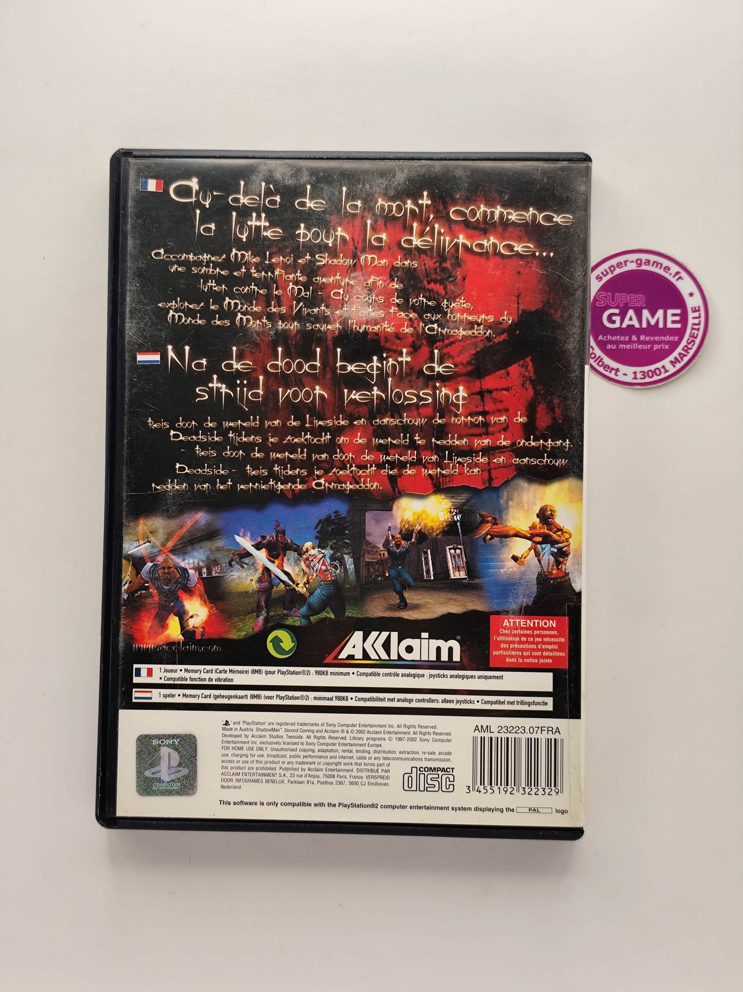 SHADOW MAN 2ECOND COMING - PS2