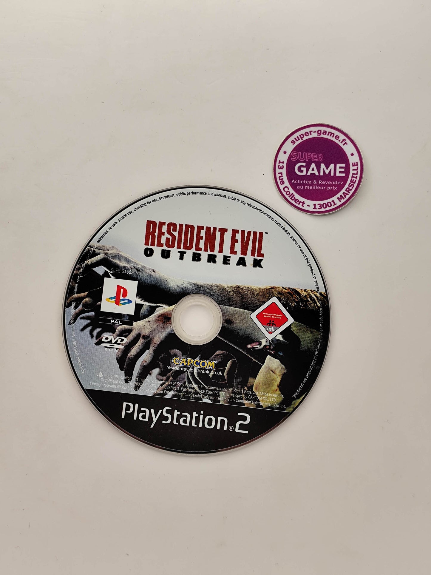 RESIDENT EVIL OUTBREAK - PS2