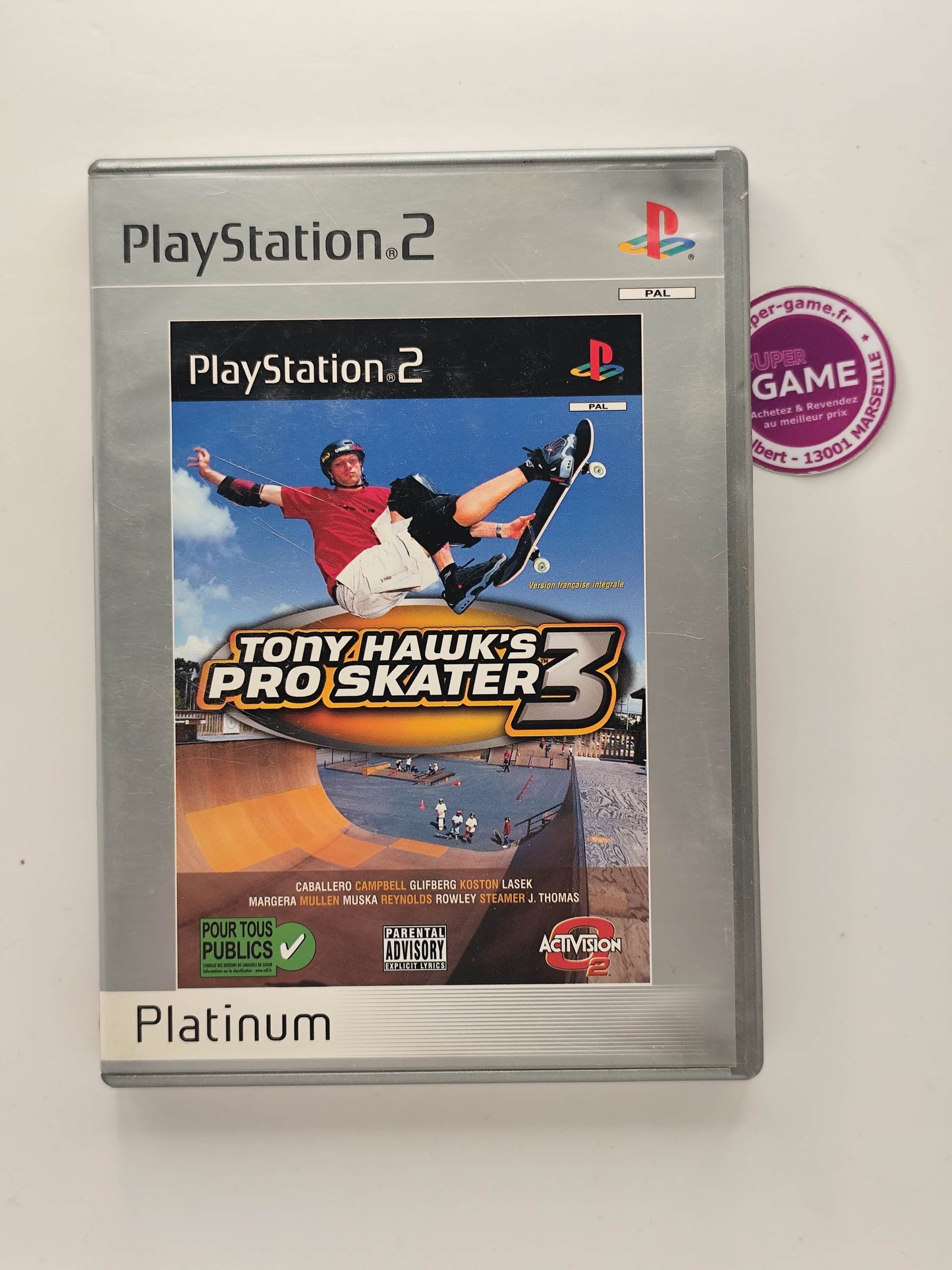 TONY HAWK'S PRO SKATER 3 - Platinum - PS2