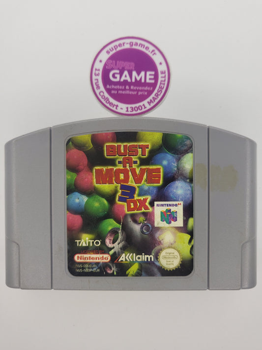 BUST-A-MOVE 3 DX - sans boite - NINTENDO64