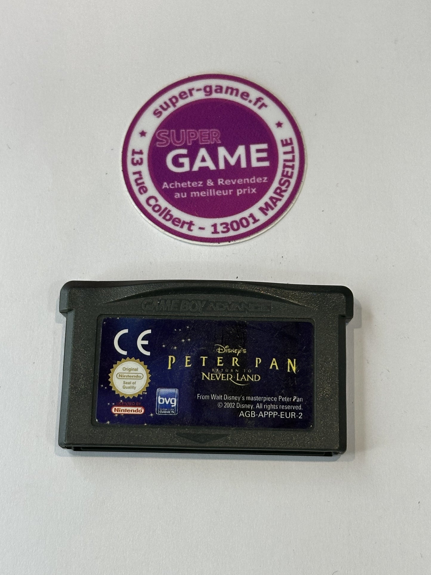 PETER PAN RETURN TO NEVER LAND - sans boite - GAMEBOY ADVANCE