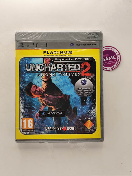 UNCHARTED 2 AMONG THIEVES - Platinum - NEUF - PS3