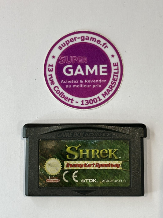 SHREK SWAMP KART SPEEDWAY - sans boite - GAMEBOY ADVANCE