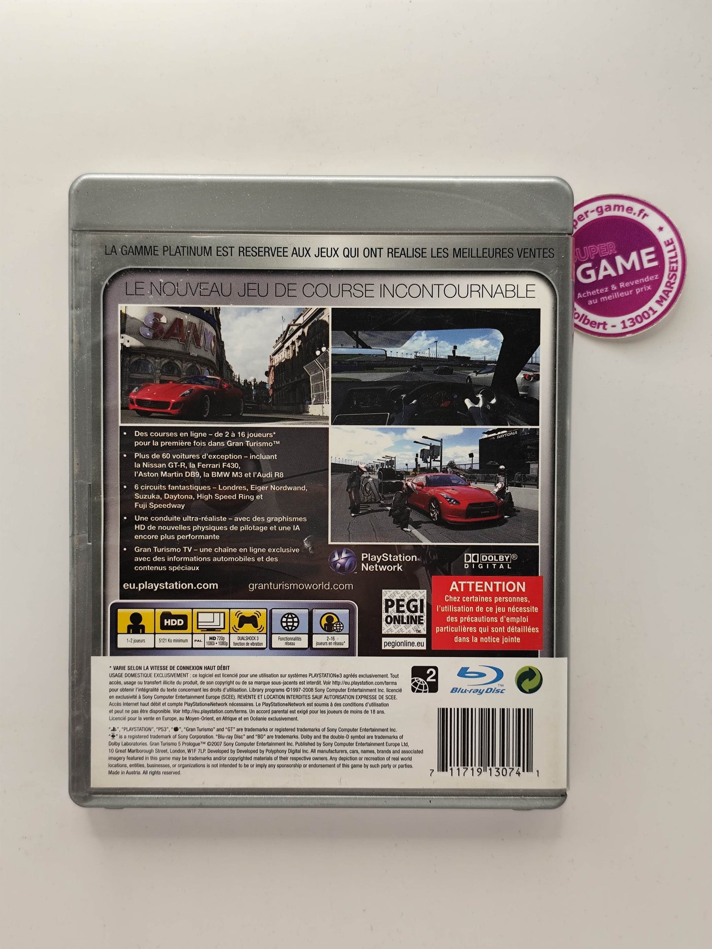 GRAN TURISMO 5 PROLOGUE PLATINUM - PS3