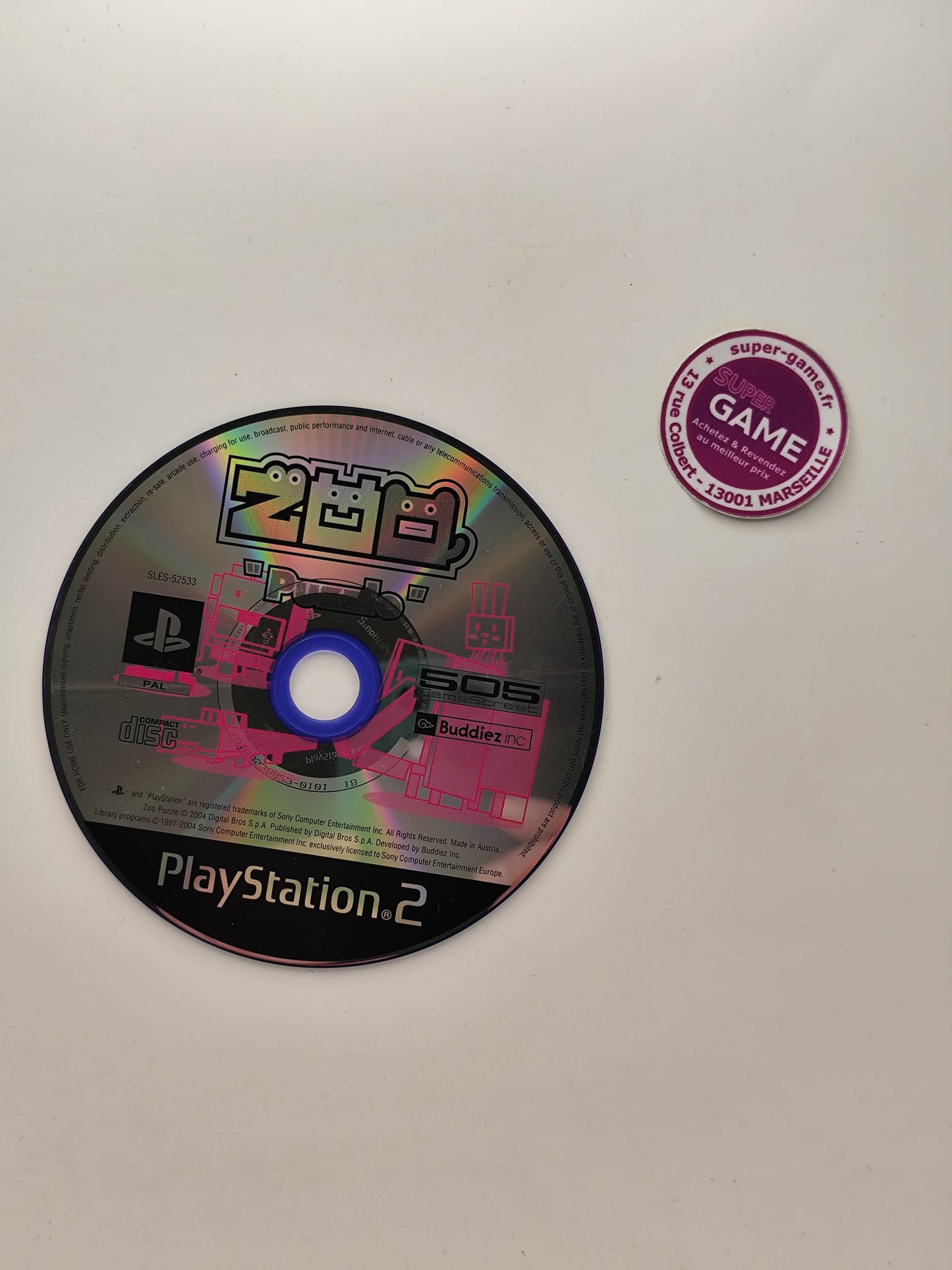 ZOO PUZZLE - PS2