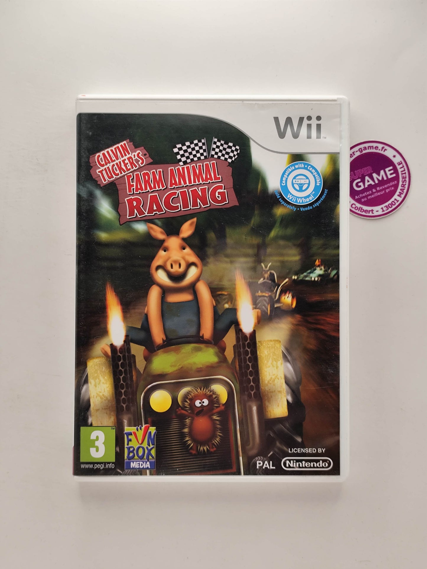 CALVIN TUCKER'S FARM ANIMAL RACING - Wii