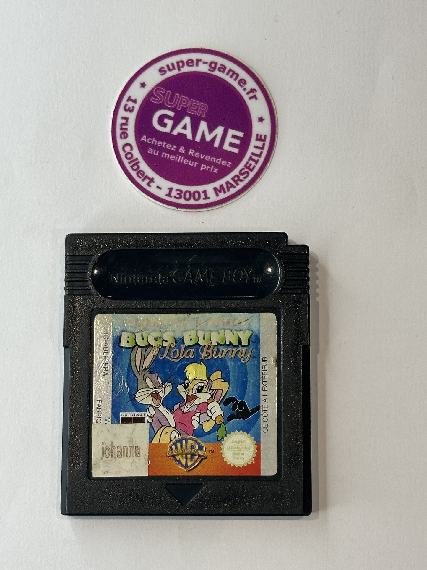 BUGS BUNNY & LOLA BUNNY "OPERATION CAROTTES" - sans boite - GAMEBOY