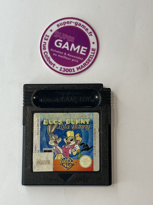 BUGS BUNNY & LOLA BUNNY "OPERATION CAROTTES" - sans boite - GAMEBOY