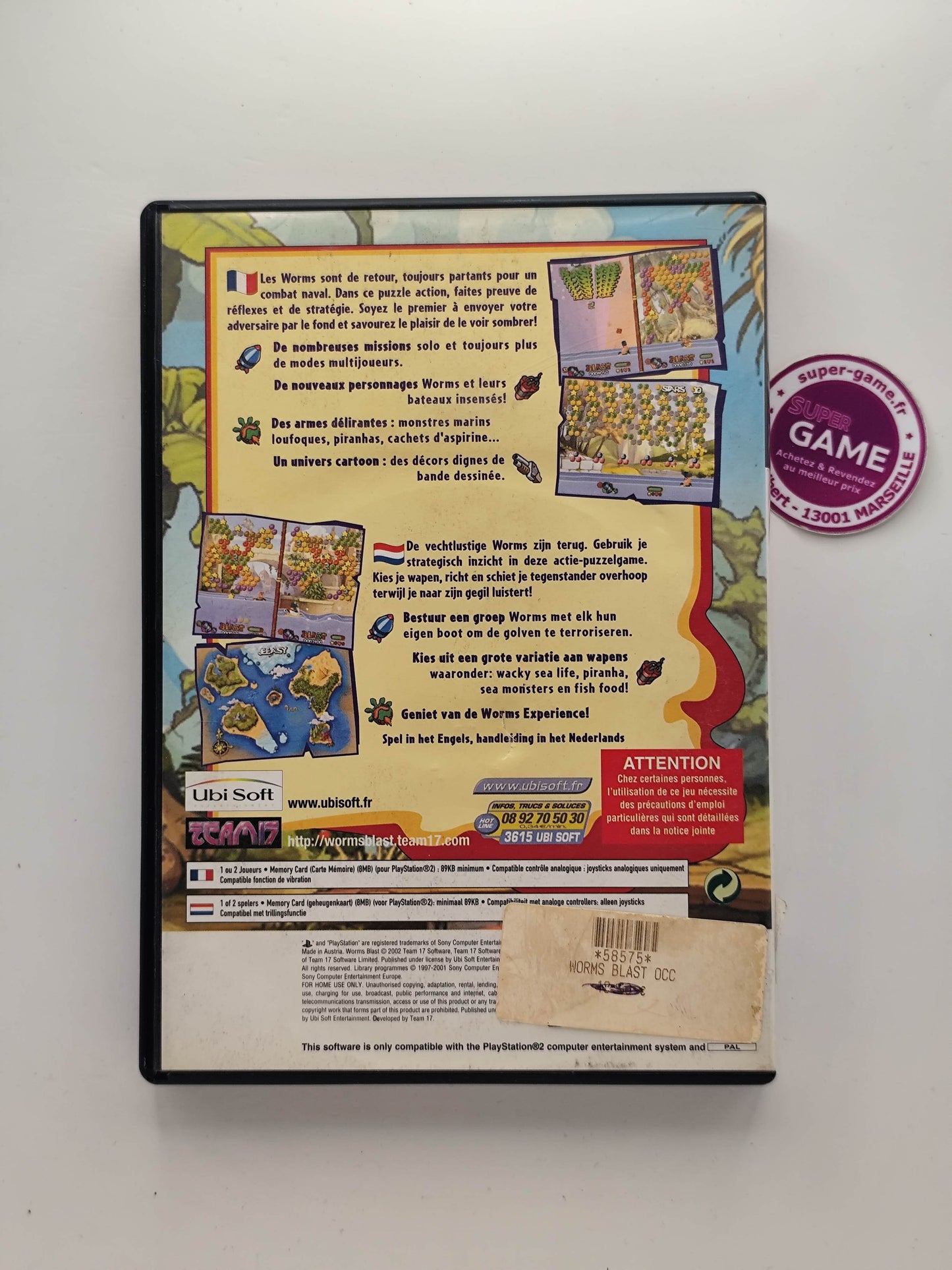 WORMS BLAST - PS2